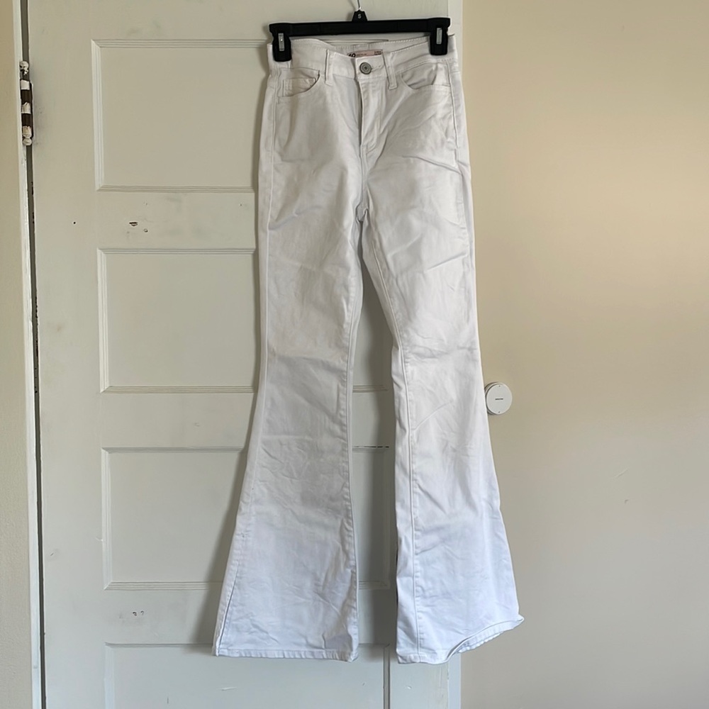 White Flare Jeans